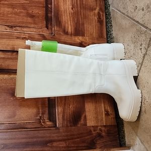 Sam Edelman Larina Ivory Leather Boots